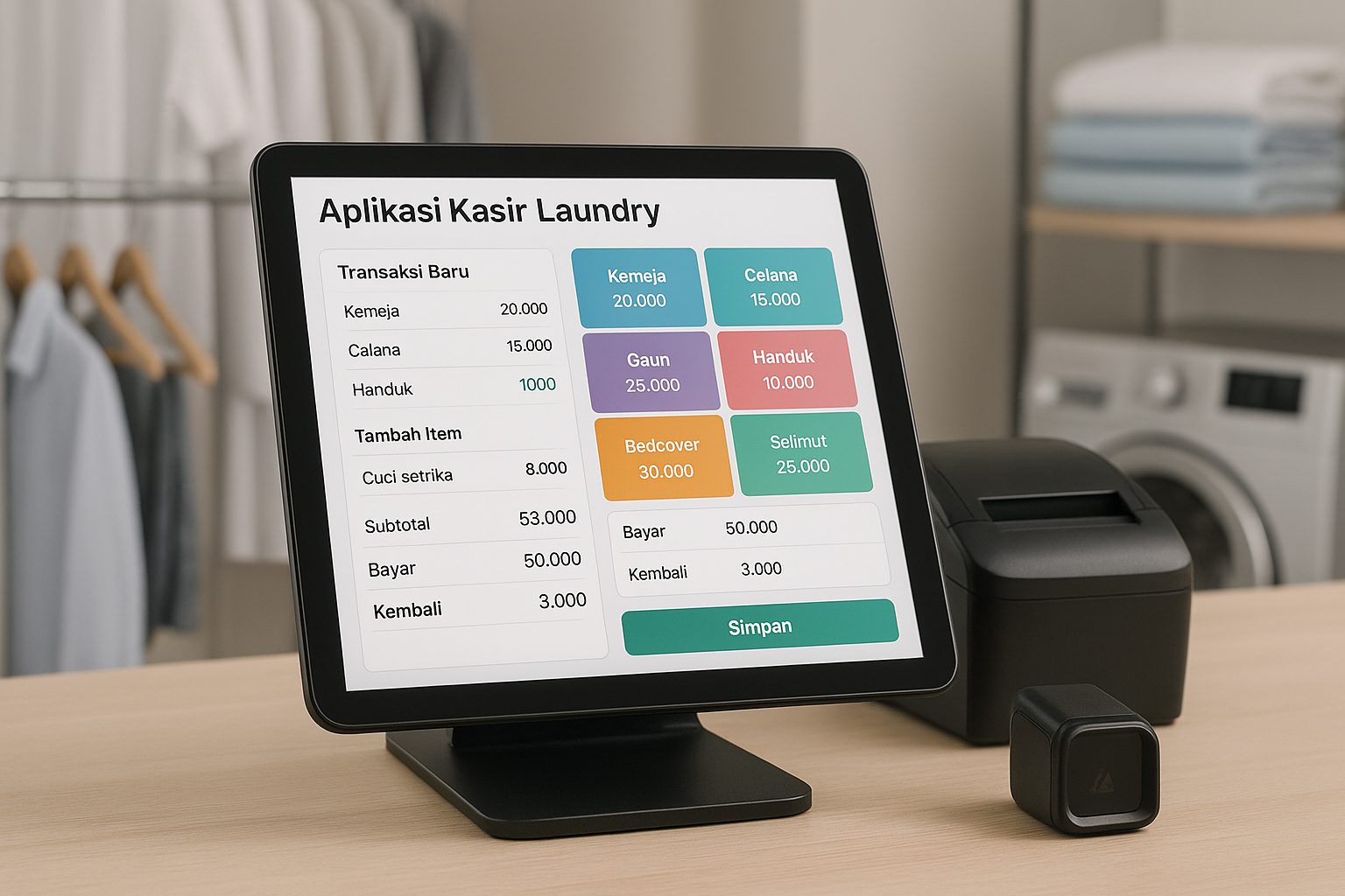 Aplikasi Kasir Laundry